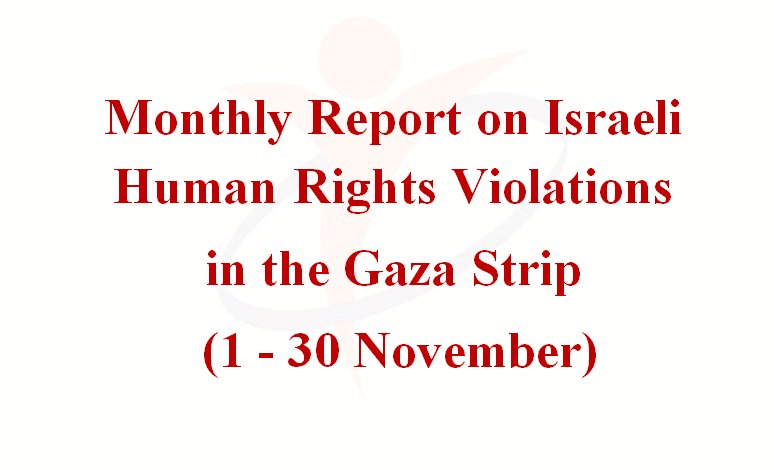 Israeli violations in the Gaza Strip, November 2014