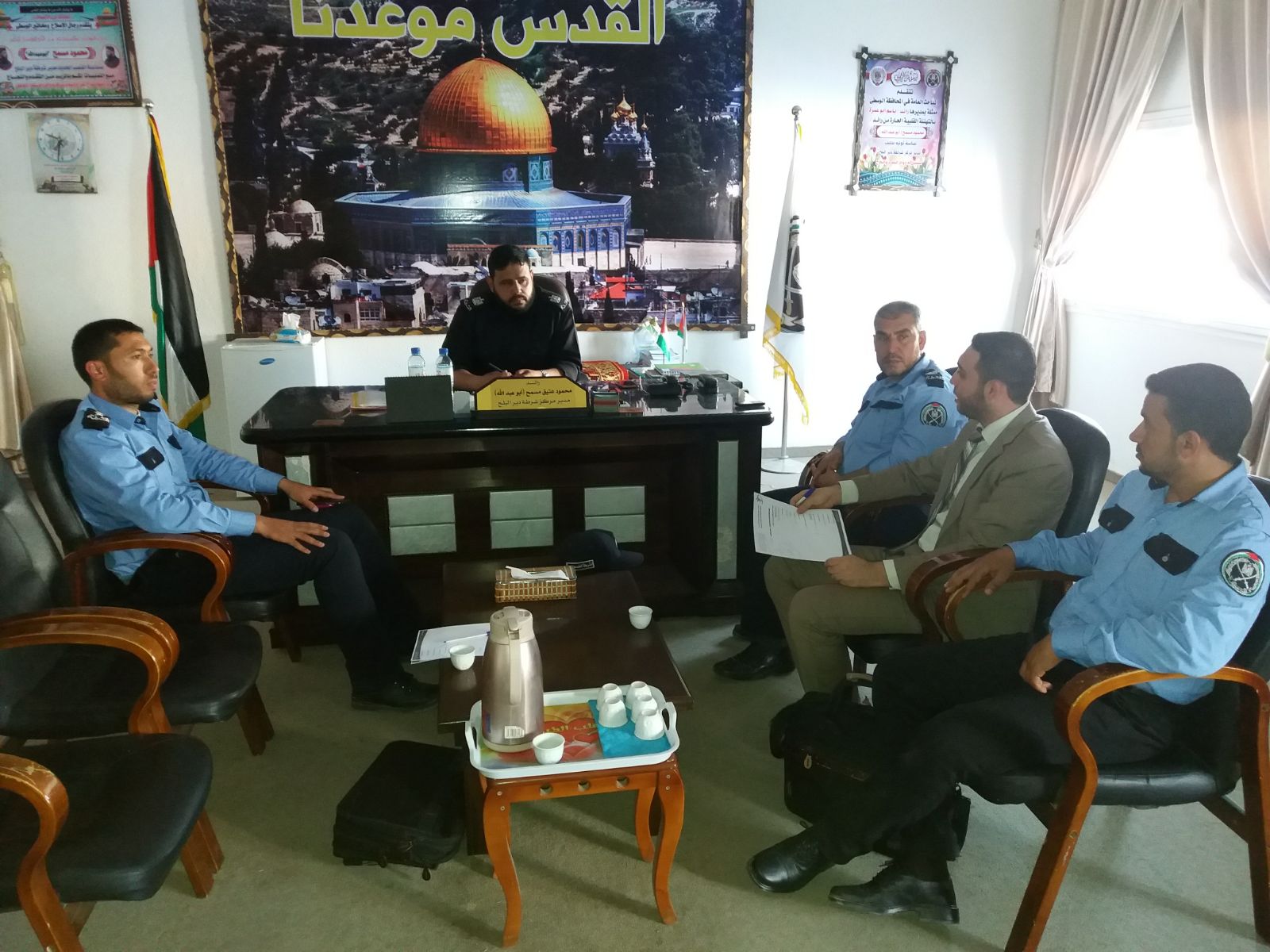 للرقابة على مدى موائمته للتشريعات والقوانين المعمول بها" حماية ينظم زيارة لمركز توقيف دير البلح"