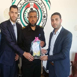 وفد من حماية يزور مركز إصلاح وتأهيل دير البلح