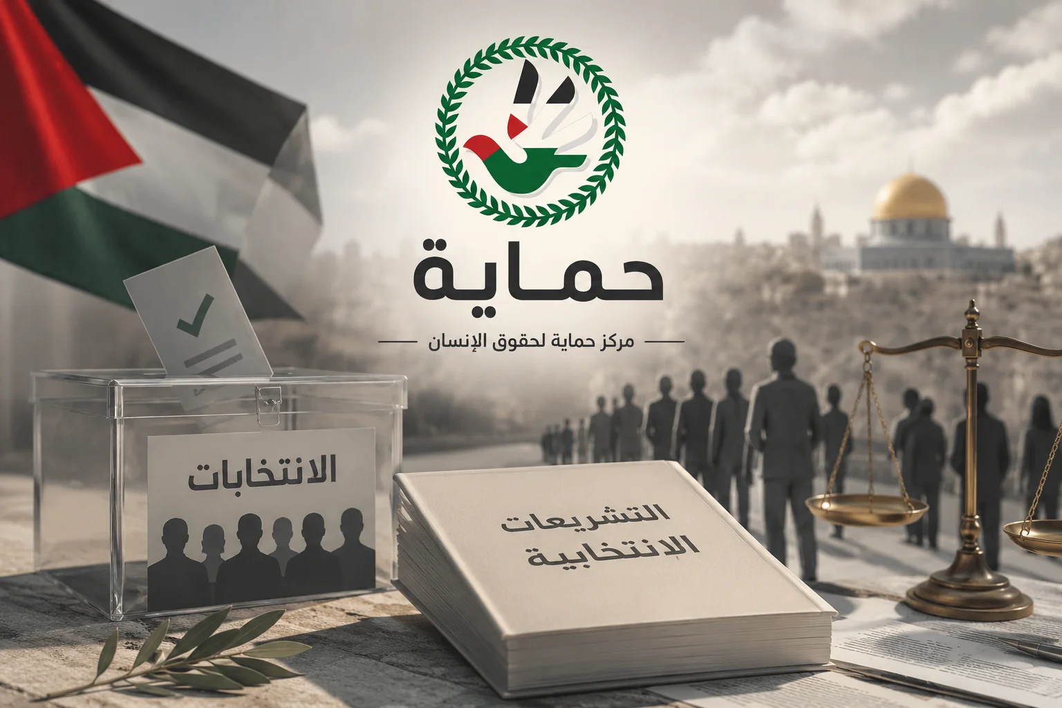 "حماية" نتابع بقلق بالغ حالة التعديل المتسارعة للتشريعات الناظمة للعملية الانتخابية في دولة فلسطين