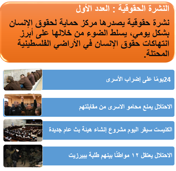 النشرة الحقوقية :العدد الأول